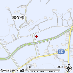 福島県伊達市保原町富沢三斗蒔周辺の地図