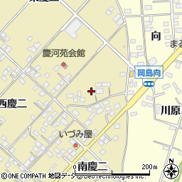 福島県福島市本内慶二周辺の地図