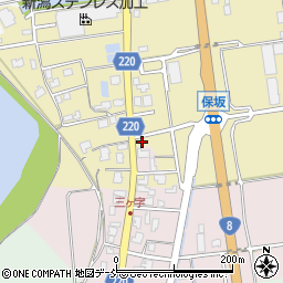 新潟県新潟市南区保坂105周辺の地図