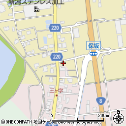 新潟県新潟市南区保坂107周辺の地図