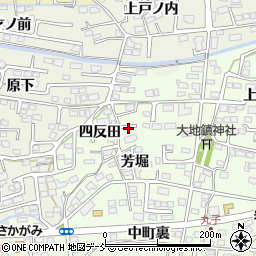 福島県福島市丸子周辺の地図