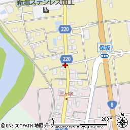 新潟県新潟市南区保坂7周辺の地図