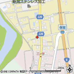 新潟県新潟市南区保坂8周辺の地図
