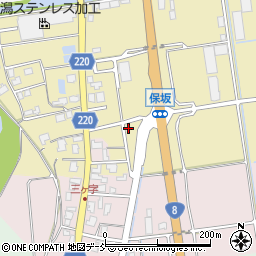 新潟県新潟市南区保坂420周辺の地図