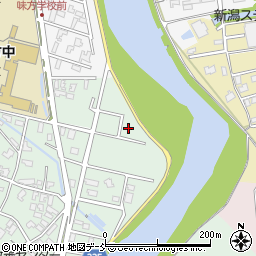 新潟県新潟市南区味方1157-3周辺の地図