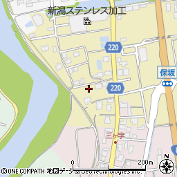 新潟県新潟市南区保坂21周辺の地図
