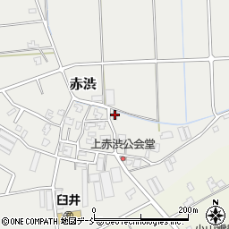新潟県新潟市南区赤渋3608周辺の地図