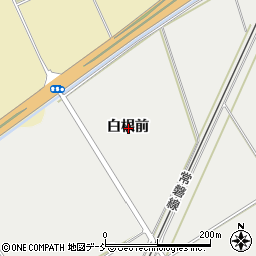 福島県相馬市成田白根前周辺の地図