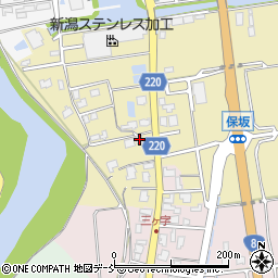 新潟県新潟市南区保坂11周辺の地図