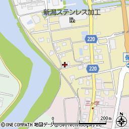 新潟県新潟市南区保坂22周辺の地図