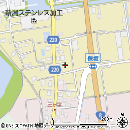 新潟県新潟市南区保坂307周辺の地図