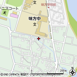 新潟県新潟市南区味方1198-1周辺の地図