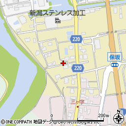 新潟県新潟市南区保坂23周辺の地図