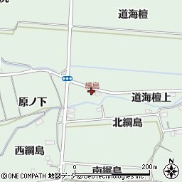 福島県福島市大笹生行人田周辺の地図