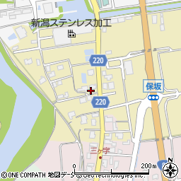 新潟県新潟市南区保坂26周辺の地図