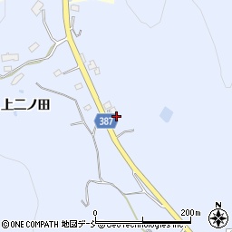 福島県伊達市保原町富沢蟇沢周辺の地図