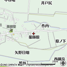 福島県福島市大笹生薬師原30-1周辺の地図