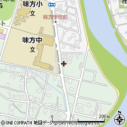 新潟県新潟市南区味方1167周辺の地図