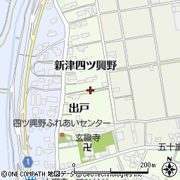 新潟県新潟市秋葉区新津四ツ興野周辺の地図