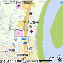 佐藤商事福島支店周辺の地図
