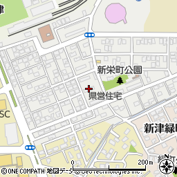 市営新津新栄町住宅４号棟周辺の地図