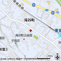 新津滝谷郵便局 ＡＴＭ周辺の地図