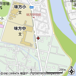 新潟県新潟市南区味方1166-1周辺の地図