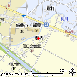 福島県相馬市程田薮内周辺の地図