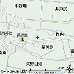 福島県福島市大笹生薬師原12周辺の地図