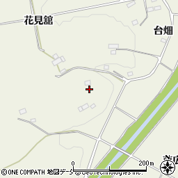 福島県伊達市霊山町中川植田周辺の地図