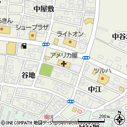 眼鏡市場福島店周辺の地図