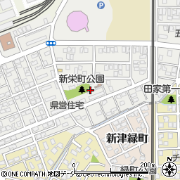 新栄町公園トイレ周辺の地図