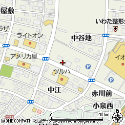 はま寿司福島矢野目店周辺の地図