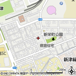 市営新津新栄町住宅３号棟周辺の地図