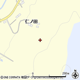 福島県伊達市保原町高成田仁ノ田上周辺の地図