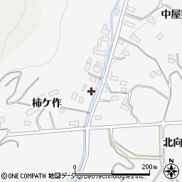 福島県伊達市保原町柱田北向前5周辺の地図