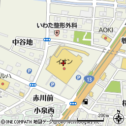 ドミノ・ピザ　イオン福島店周辺の地図