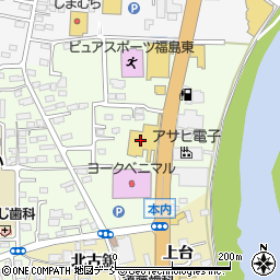 ネッツトヨタ福島本社周辺の地図