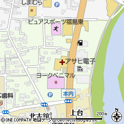 ネッツトヨタ福島　福島丸子店周辺の地図