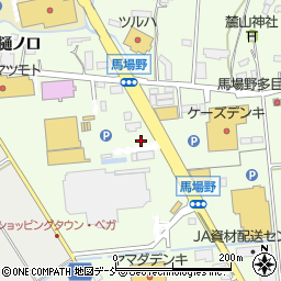 福島県相馬市馬場野雨田周辺の地図