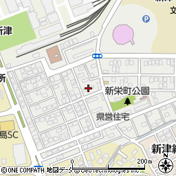 市営新津新栄町住宅２号棟周辺の地図