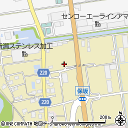 新潟県新潟市南区保坂221周辺の地図