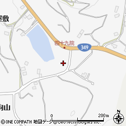 福島県伊達市保原町柱田宮後周辺の地図