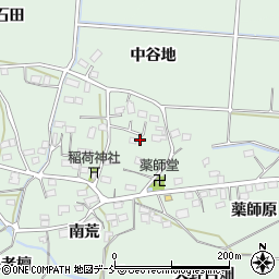 福島県福島市大笹生東荒周辺の地図