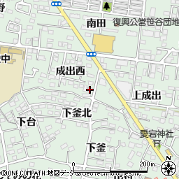 成出荘周辺の地図