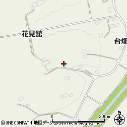 福島県伊達市霊山町中川稲場周辺の地図