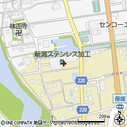 新潟県新潟市南区保坂周辺の地図