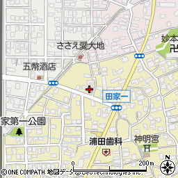新津田家郵便局周辺の地図