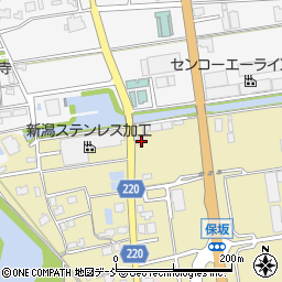 新潟県新潟市南区保坂208周辺の地図