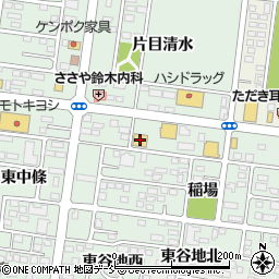 ブックマーケット福島北店周辺の地図